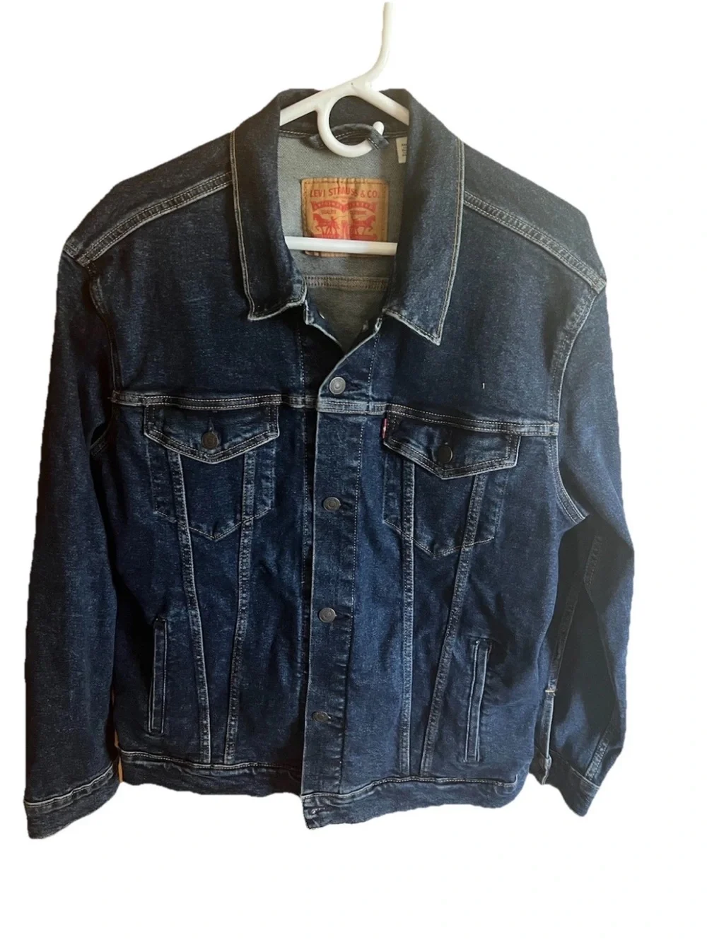 Levi’s Trucker Jacket XL Dark Wash Denim 72334-0322 Classic Button Front